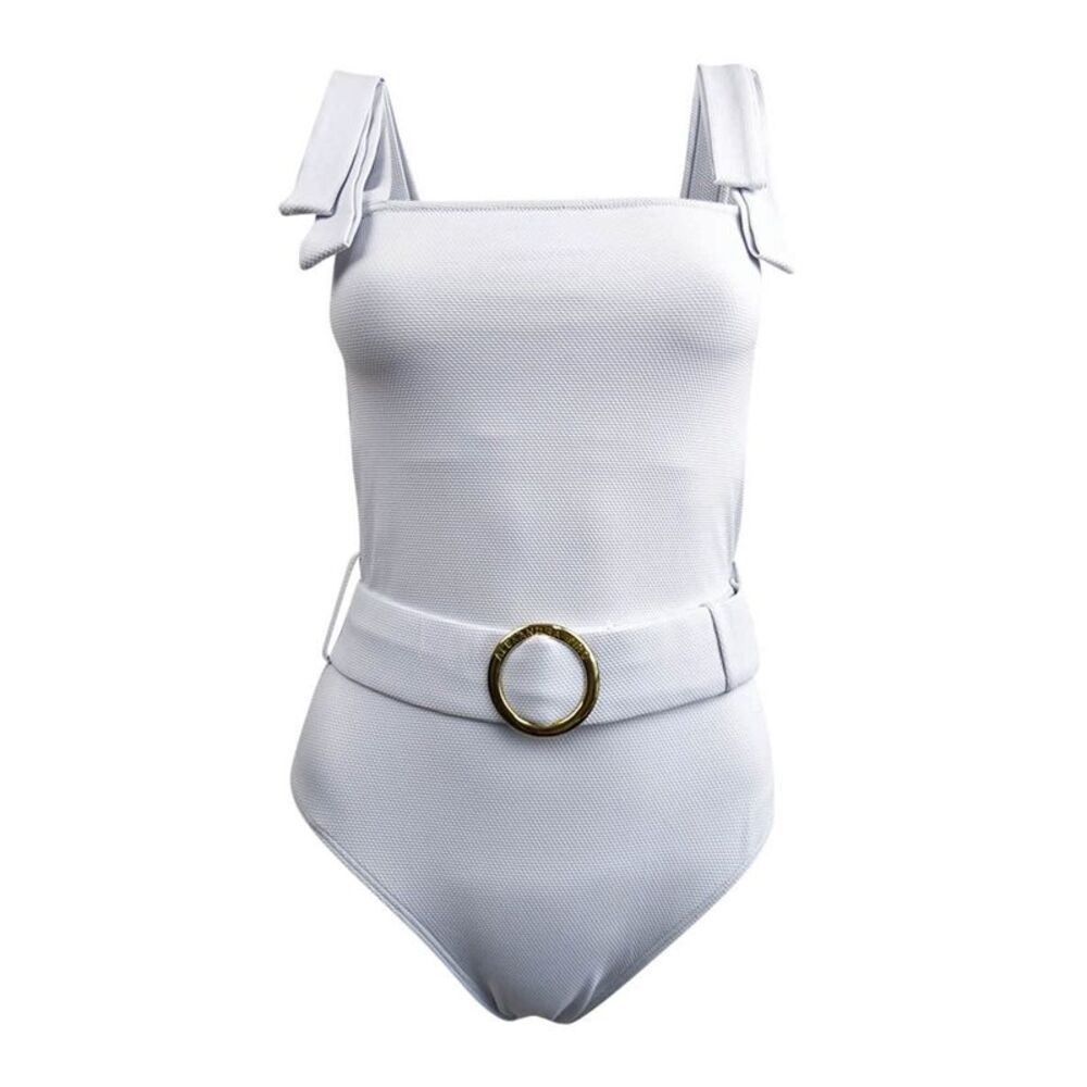 Alexandra Miro Women's Audrey One Piece Swimsuit (M, White)